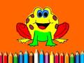 খেলা Back To School: Frog Coloring Book