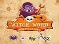 খেলা Witch Word Halloween Puzzel Game