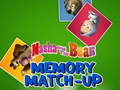 খেলা Masha and the Bear Memory Match Up