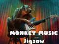 খেলা Monkey Music Jigsaw
