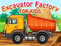 খেলা Excavator Factory For Kids