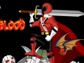 খেলা Power Rangers Samurai Halloween Blood