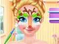 খেলা Anna's Christmas Face Painting