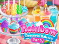খেলা Rainbow Desserts Bakery Party