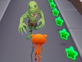 খেলা Angry Cat Run Zombies Alley