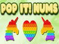 খেলা Pop It! Nums 