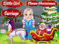 খেলা Little Girl Clean Christmas Carriage