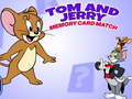 খেলা Tom and Jerry Memory Card Match