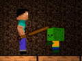 খেলা Noob vs Zombies - Forest biome