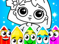 খেলা Coloring Dolls