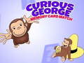 খেলা Curious George Memory Card Match