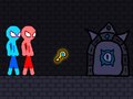 খেলা Red and Blue Stickman Rope