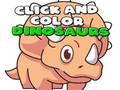 খেলা Click And Color Dinosaurs