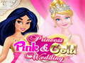 খেলা Princess Pink And Gold Wedding