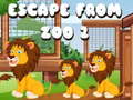 খেলা Escape From Zoo 2