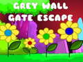 খেলা Grey Wall Gate Escape
