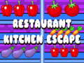 খেলা Restaurant Kitchen Escape