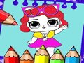 খেলা Coloring Dolls Book