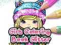 খেলা Girls Coloring Book Glitter 