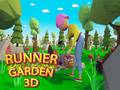 খেলা Runner Garden 3d