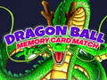 খেলা Dragon Ball memory card match