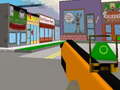 খেলা Zumbie Blocky Land 2022