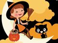 খেলা Little Witch Puzzle