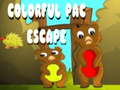 খেলা Colorful Pac Escape