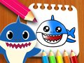 খেলা Baby Shark Coloring Book
