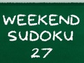 খেলা Weekend Sudoku 27