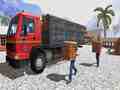 খেলা Asian offroad cargo truck driver