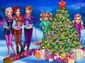 খেলা Princesses Christmas tree