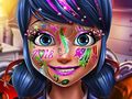 খেলা Dotted girl new year makeup