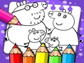 খেলা Peppa Pig Coloring Book