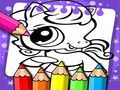 খেলা Littlest Pet Shop Coloring Book