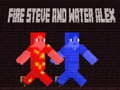 খেলা Fire Steve and Water Alex