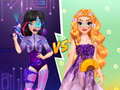 খেলা Princesses Cyber Robot vs Nature