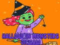 খেলা Halloween Monsters Jigsaw