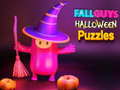 খেলা Fall Guys Halloween Puzzle
