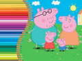 খেলা Coloring Book for Peppa Pig