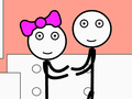 খেলা Stickman Jailbreak - Love Story