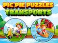 খেলা Pic Pie Puzzles Transports