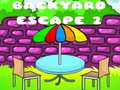 খেলা Backyard Escape 2