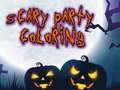 খেলা Scary Party Coloring