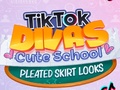 খেলা TikTok Divas Cute School Pleated Skirt Looks