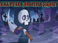 খেলা Halloween Monsters Memory