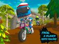 খেলা Trial 2 Player Moto Racing