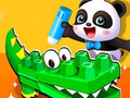 খেলা Baby Panda Animal Puzzle