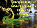 খেলা Crocodile Waterfalls Forest Escape