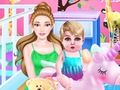 খেলা Tough Babysitter Day